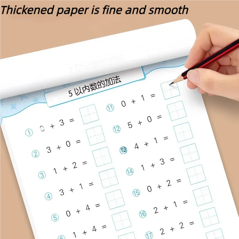 Learning Workbook Preschool - 61 Pages Addition and Subtraction Children