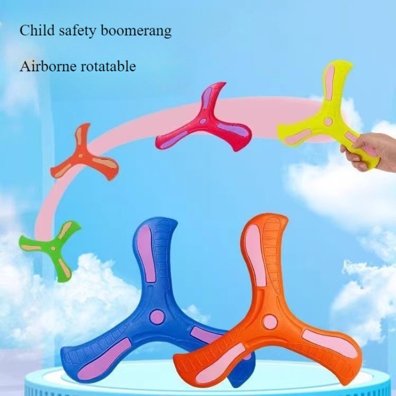Kids Education Toys - Children Boomerang Soft Three-leaf Cross Adult-kids