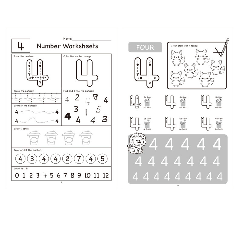 32-Page Illustrated Math Workb - Learning Workbook Preschool recension och pris