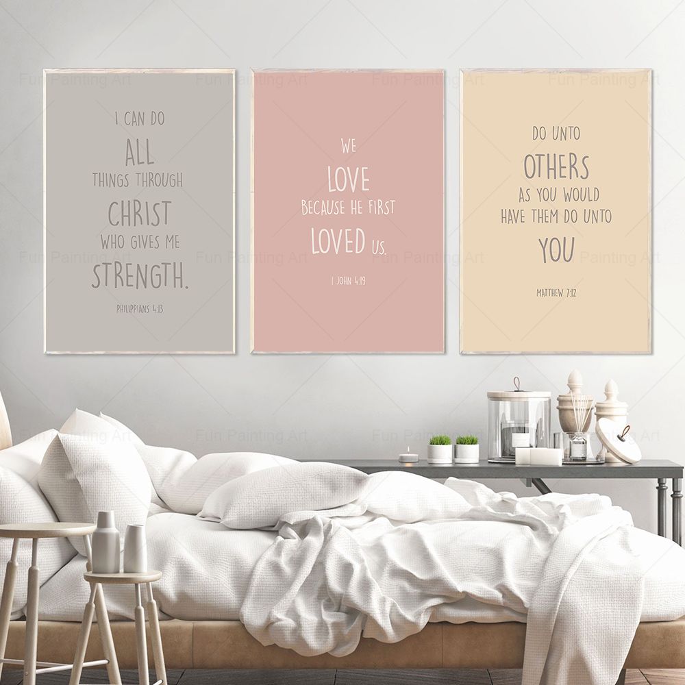 Kids Bible Verse Quotes Prints - School Kids Education Quotes recension och pris