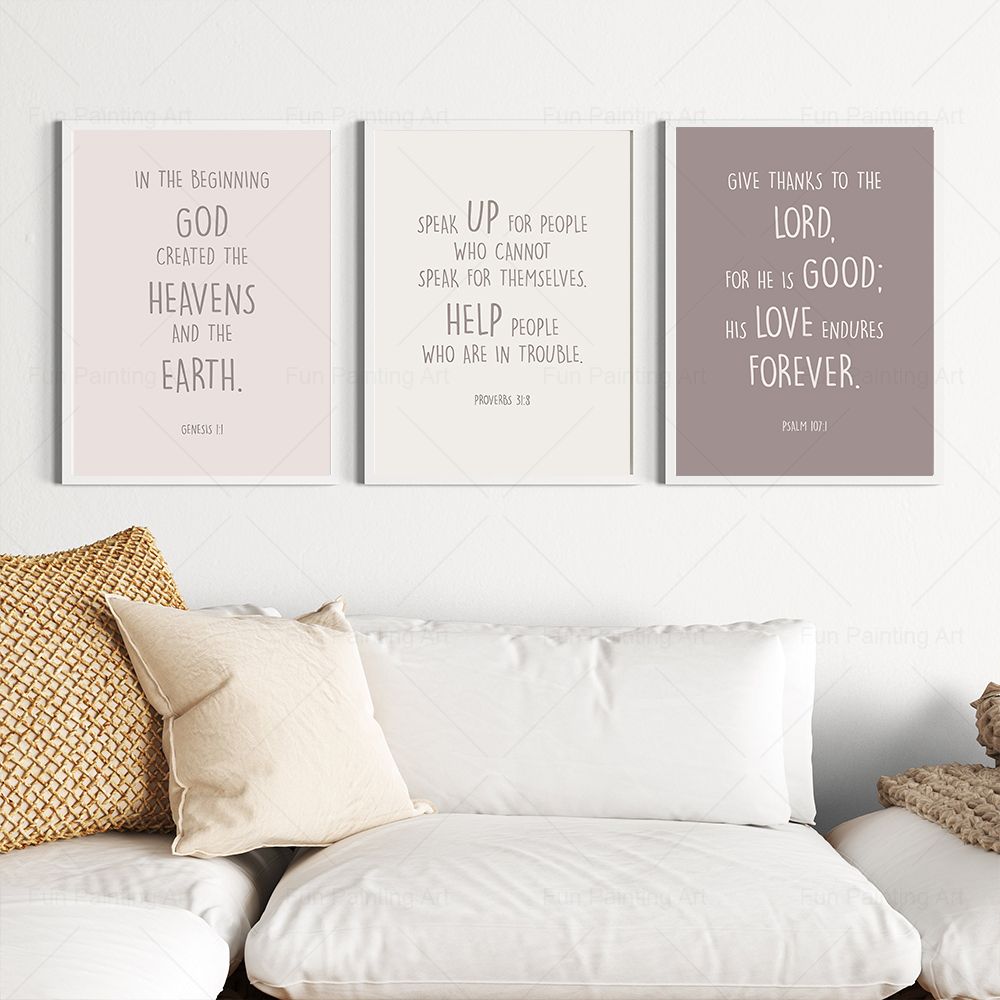 Kids Bible Verse Quotes Prints - School Kids Education Quotes recension och pris
