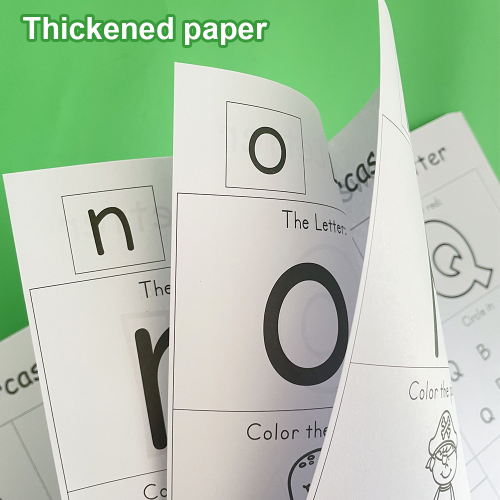 54 Pages Letters A-Z Alphabet  - Learning Workbook Preschool recension och pris