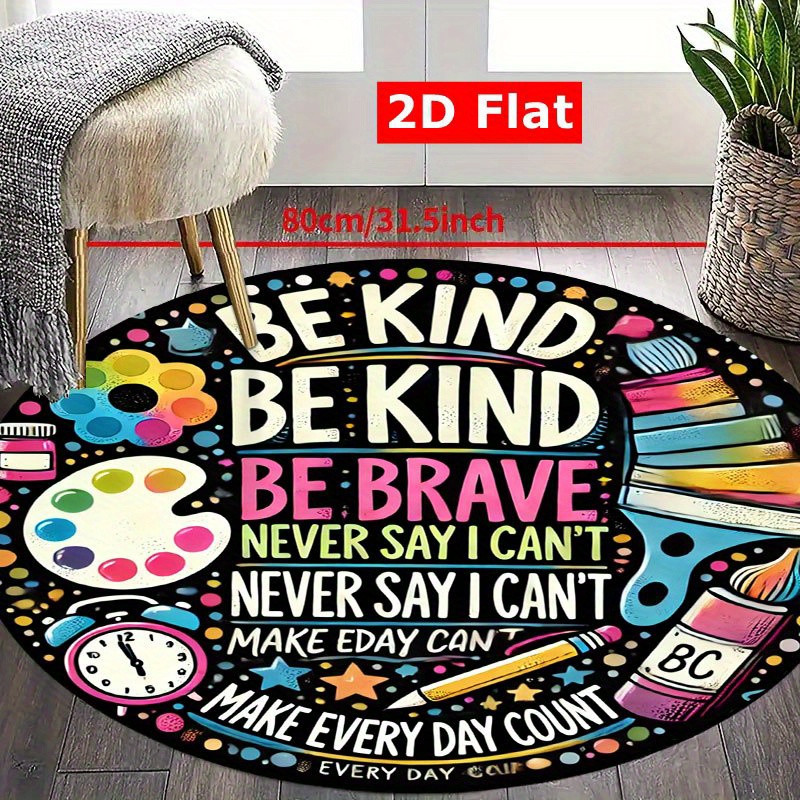 Be Kind Be Brave Motivational  - Kids Education Quote recension och pris