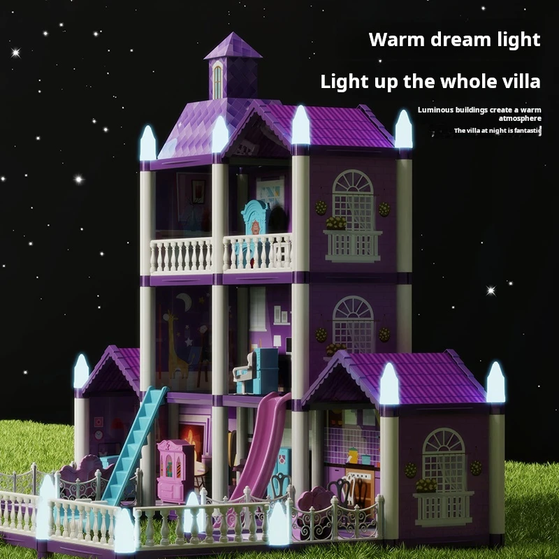 DIY Doll Houses Girls Castle A - Kids Education Images recension och pris