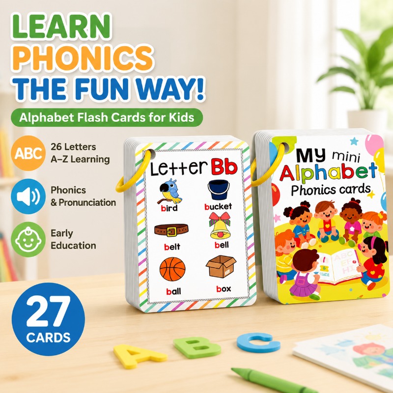 Alphabet Phonics English Learn - Flash Card Alphabet recension och pris