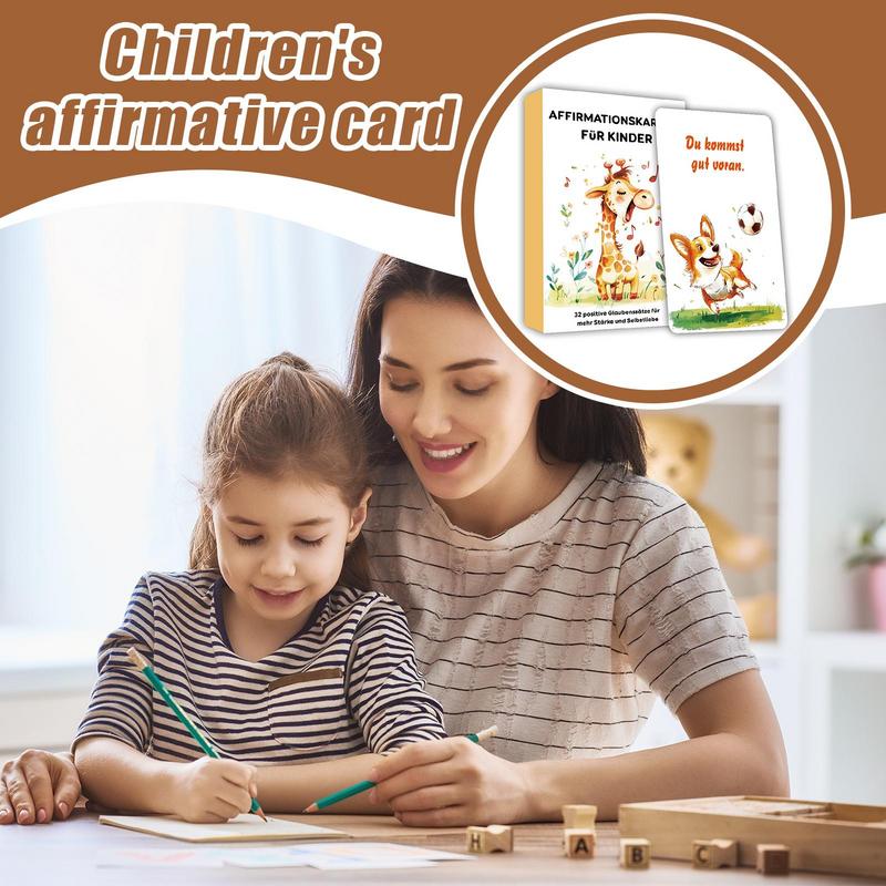 Empowering Cards For Kids 32 G - Kids Education Quote recension och pris