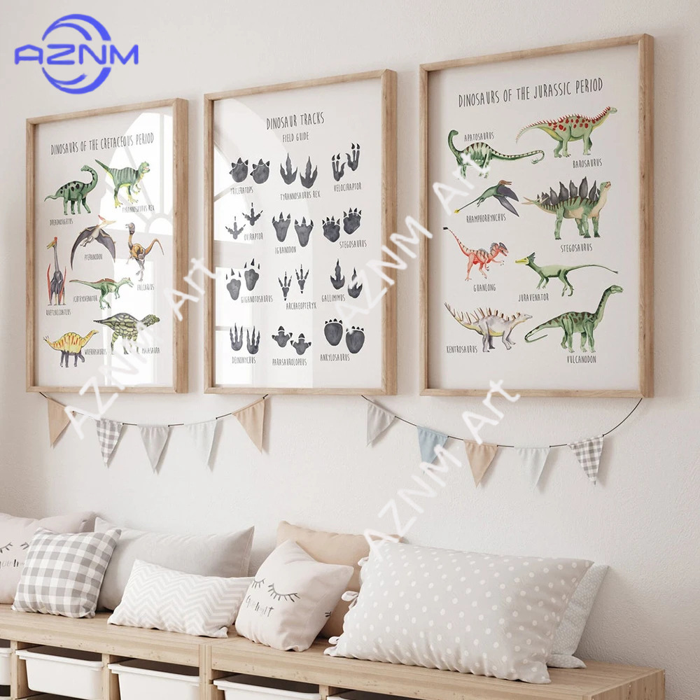 1/3PCS ，The cartoon dinosaur s - English Kids Education recension och pris