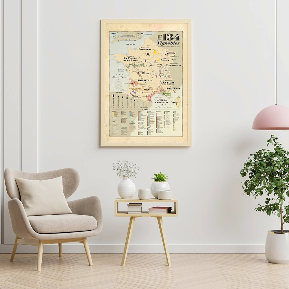 Retro Map Europe City Vines Ma - Kids Education Quote recension och pris