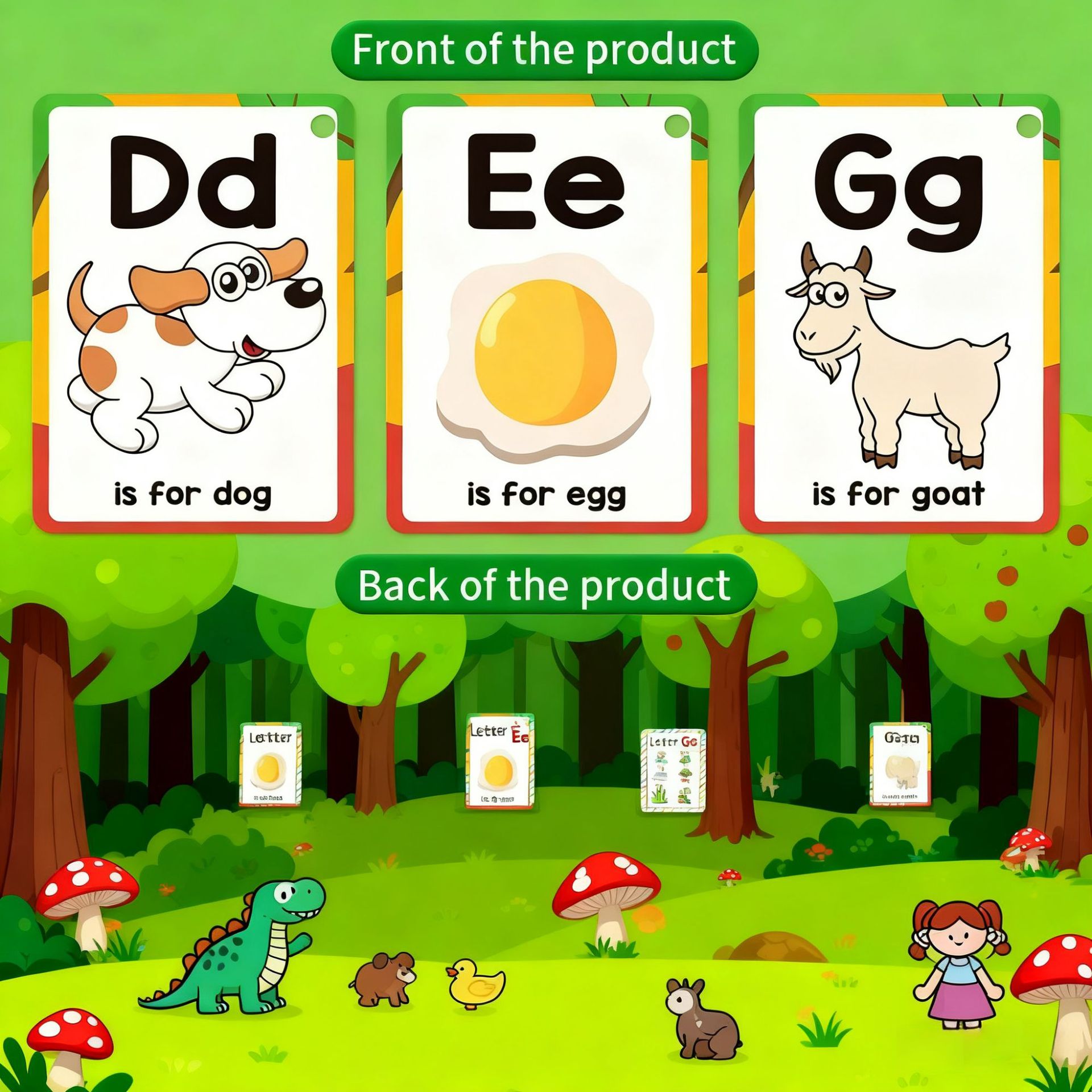Eco-Friendly Alphabet Phonics  - Flash Card Alphabet recension och pris