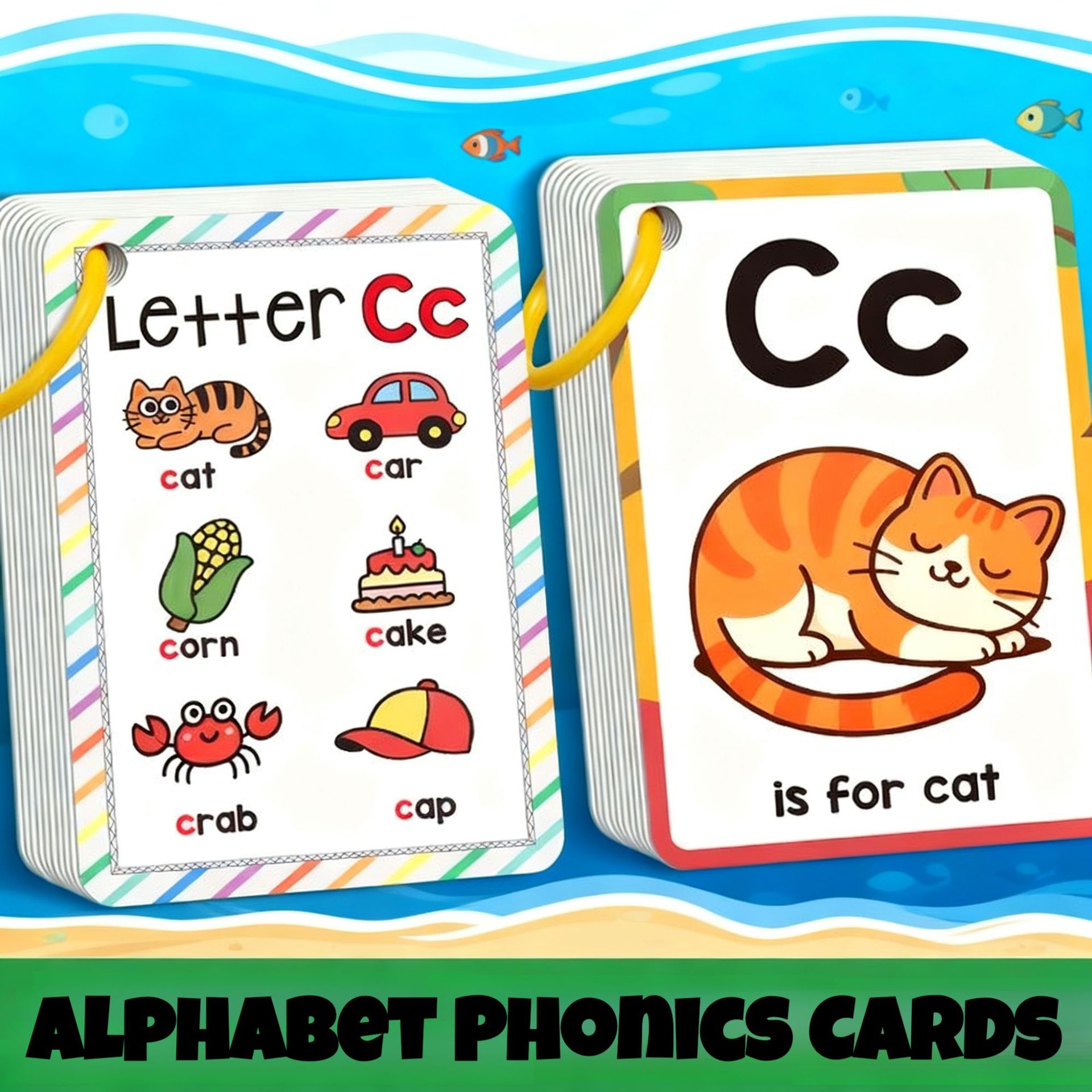 Eco-Friendly Alphabet Phonics  - Flash Card Alphabet recension och pris