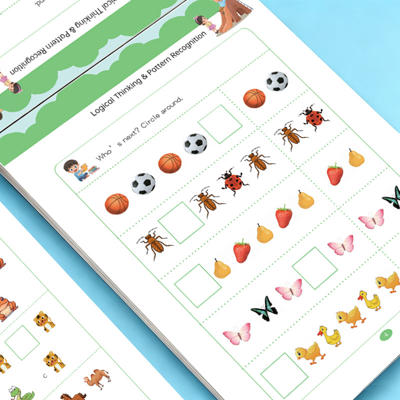 32 Pages Pattern Finding Workb - Learning Workbook Preschool recension och pris
