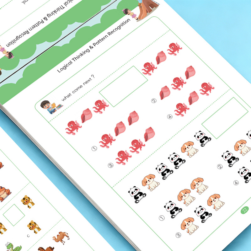 32 Pages Pattern Finding Workb - Learning Workbook Preschool recension och pris