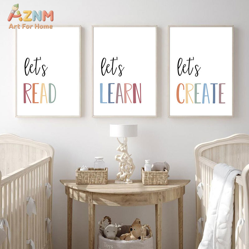 AZNM Let's Read Learn Create C - Kids Education Quote recension och pris