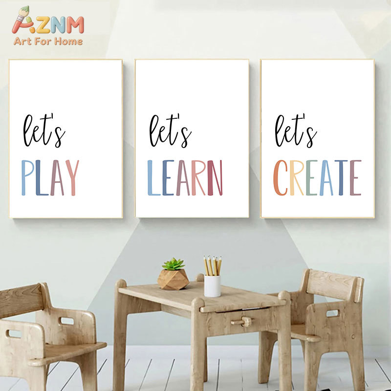 AZNM Let's Read Learn Create C - Kids Education Quote recension och pris