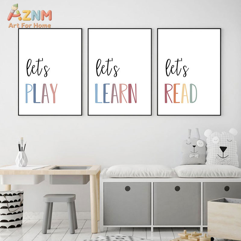 AZNM Let's Read Learn Create C - Kids Education Quote recension och pris