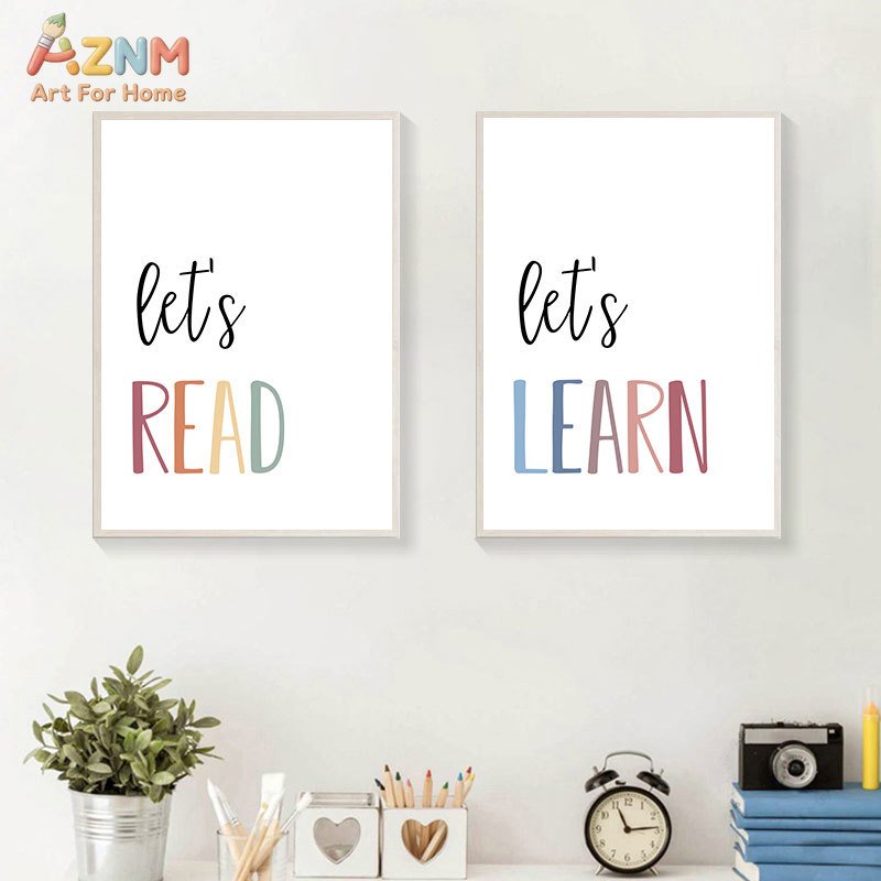 AZNM Let's Read Learn Create C - Kids Education Quote recension och pris
