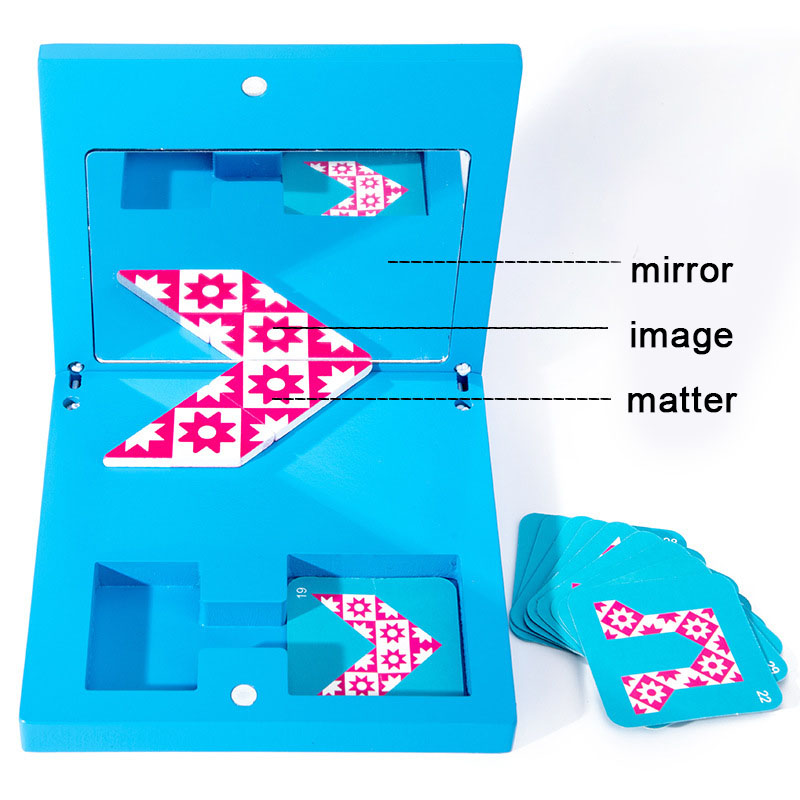 Mirror Image Puzzle Wooden Jig - Kids Education Images recension och pris