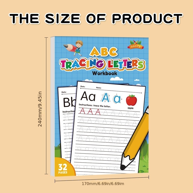 Alphabet Workbook A-Z - Patter - Learning Workbook Preschool recension och pris