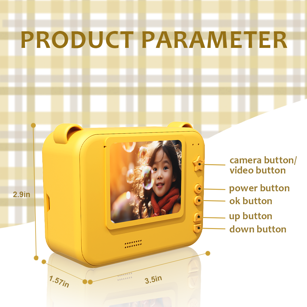Kids Instant Print Camera 1080 - Education Kids Definition recension och pris