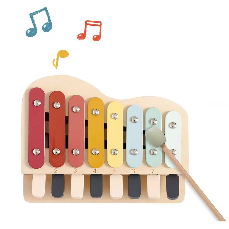 Montessori Wooden Piano Toy Co - Kids Education Learn Tv recension och pris
