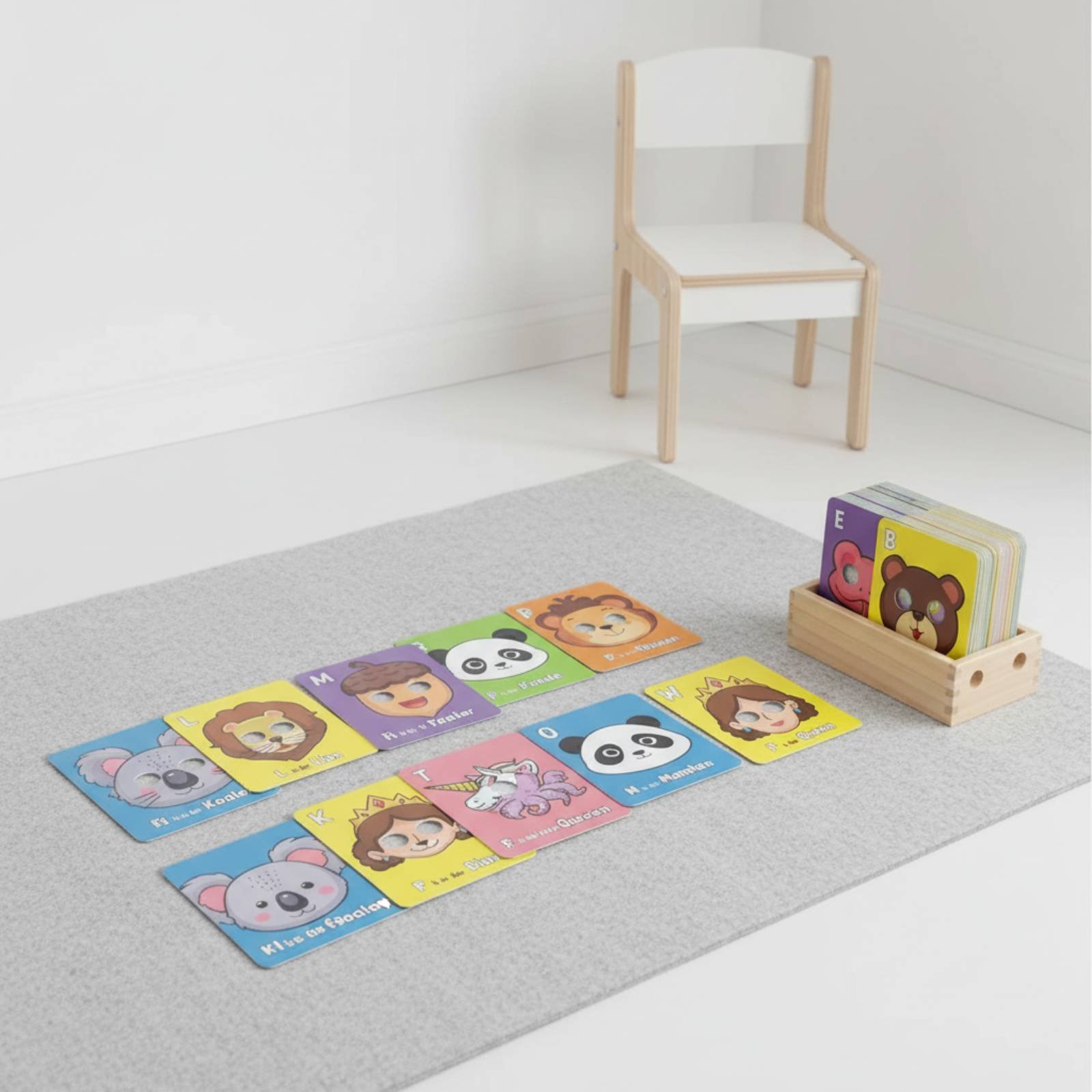 Creature Mask Flash Cards Inte - Flash Card Alphabet recension och pris
