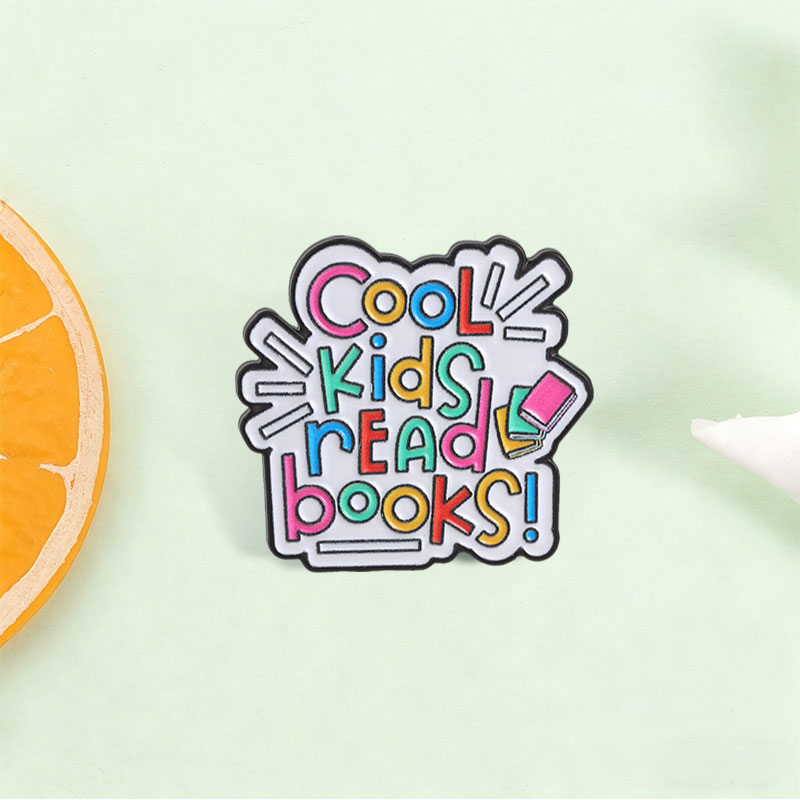 Cool Kids Read Books Enamel Pi - Kids Education Quote recension och pris