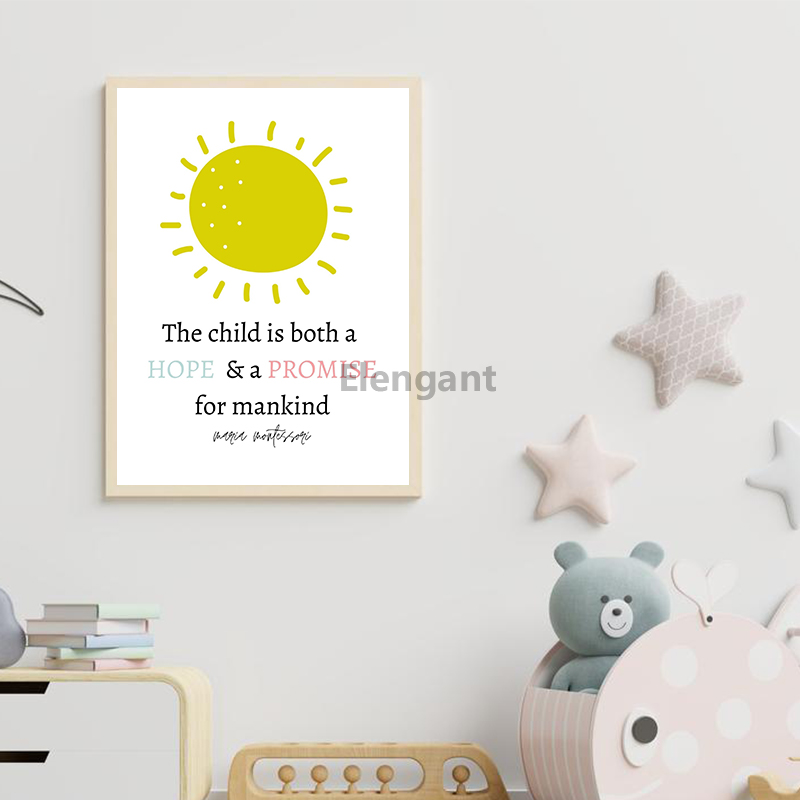 Play is the Work of A Child Qu - Kids Education Quote recension och pris