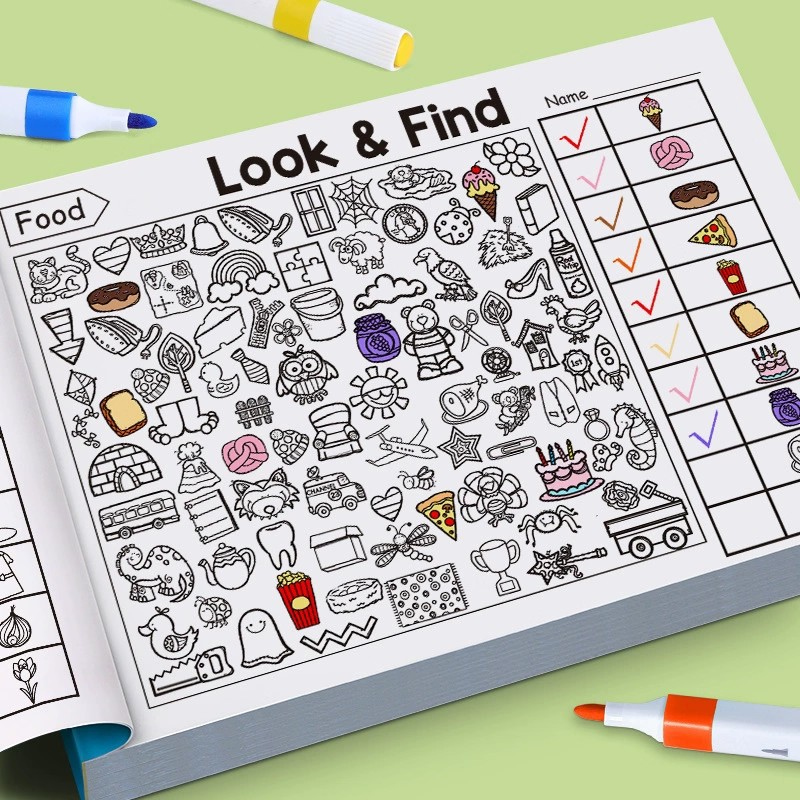 Look And Find Coloring Book fo - English Kids Education recension och pris