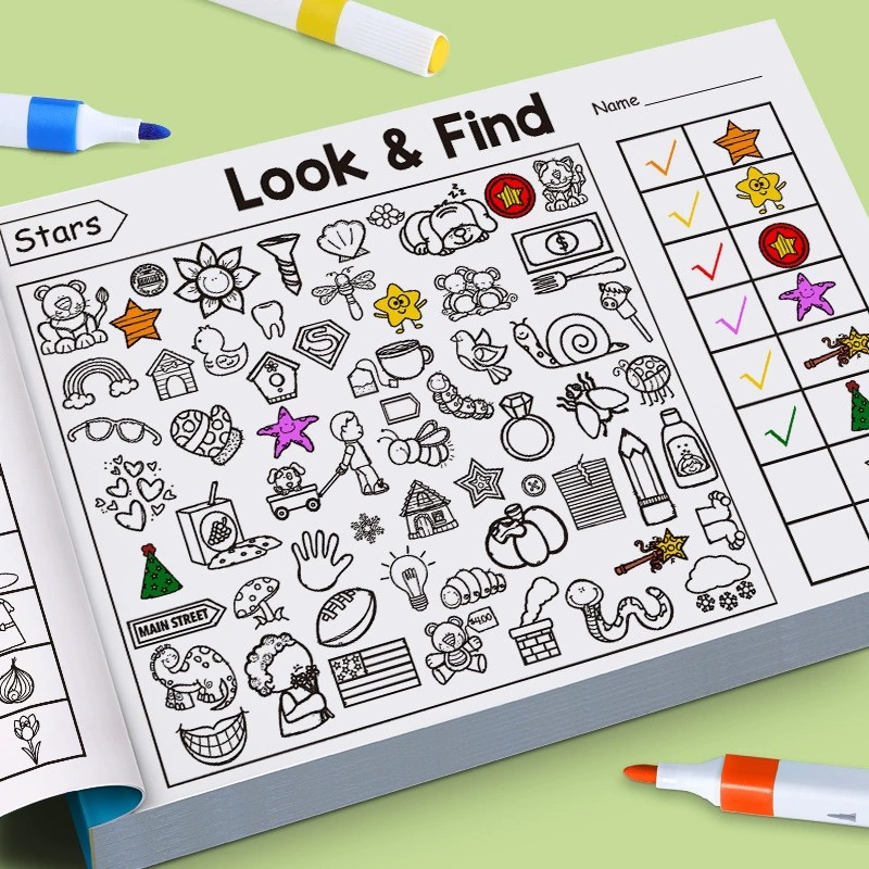 Look And Find Coloring Book fo - English Kids Education recension och pris