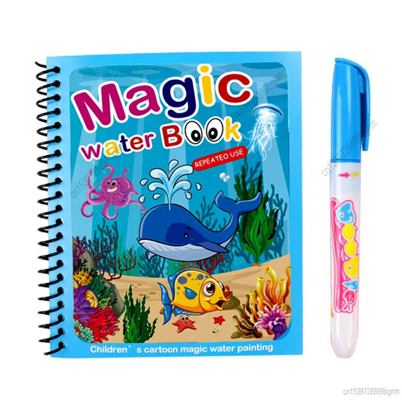 Cartoon Magic Water Painting C - Kids Education Books recension och pris