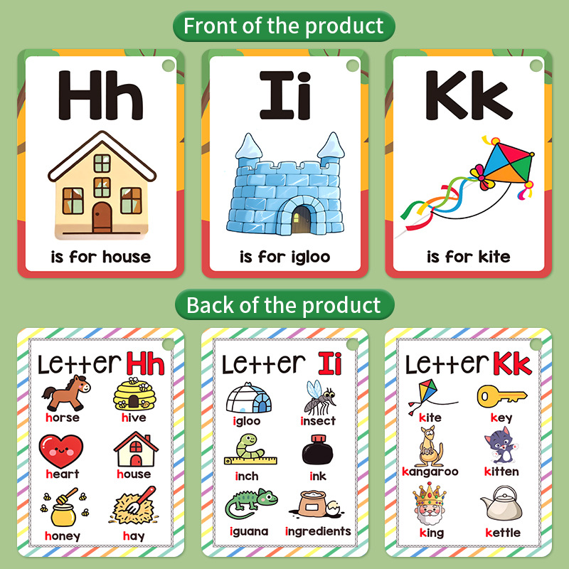 Enhance Color Animal Alphabet  - Flash Card Alphabet recension och pris