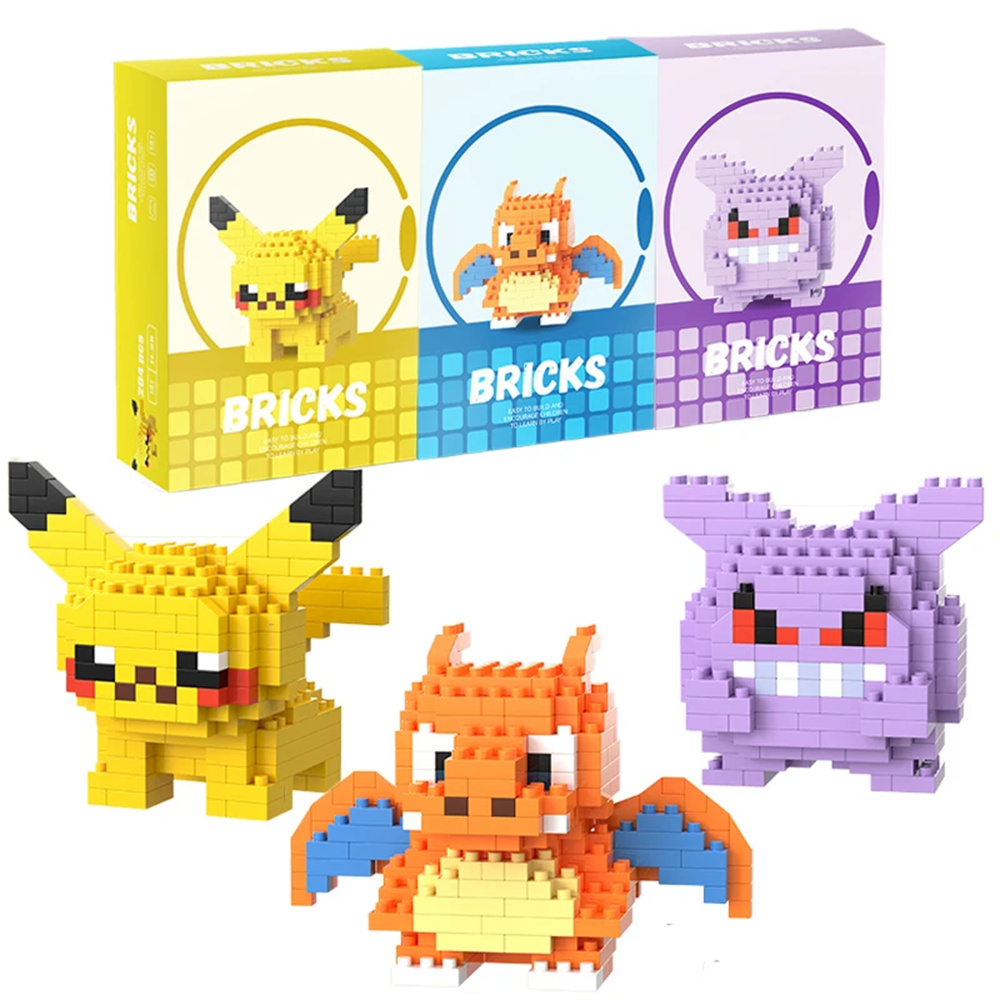 Pokemon Micro Building Blocks  - Lego Set Technic recension och pris