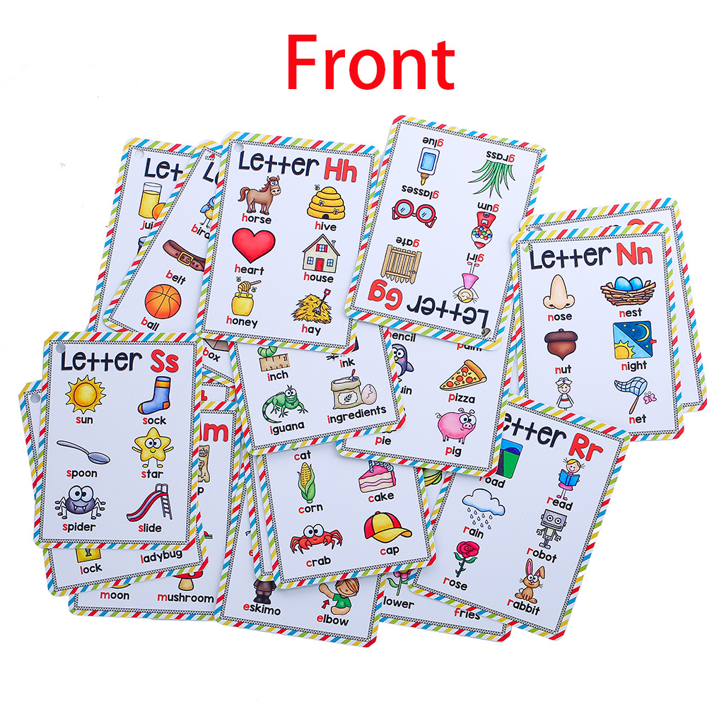 Bview Art English 26 Letters A - Flash Card Alphabet recension och pris