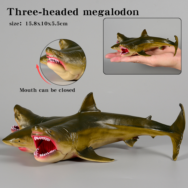 3 Headed Great White Shark Fig - Kids Education Learn Tv recension och pris