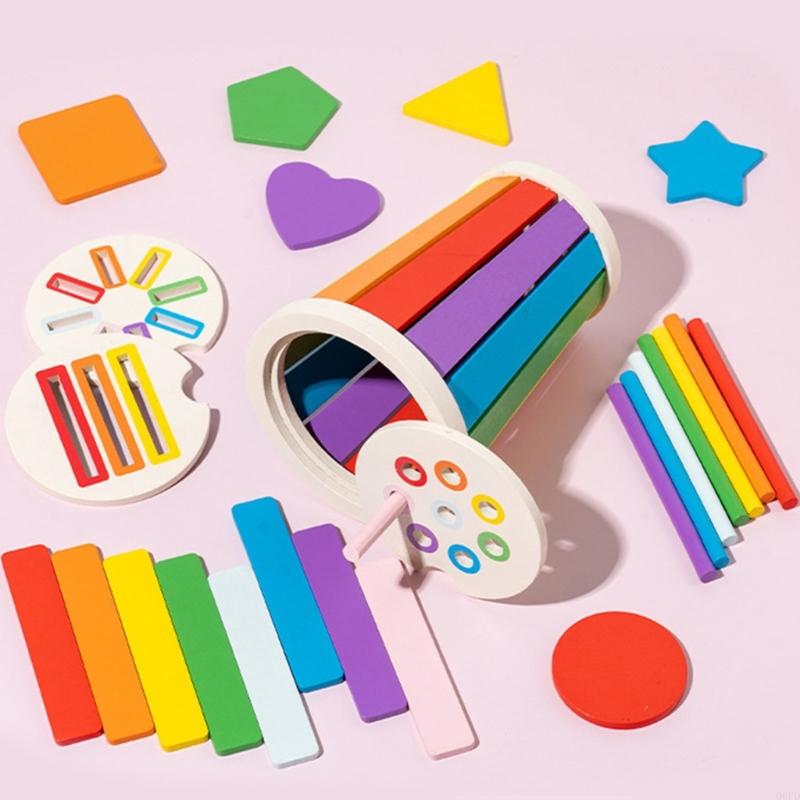 Educational Wooden Sorter Toy  - Kids Educational Game 2 recension och pris