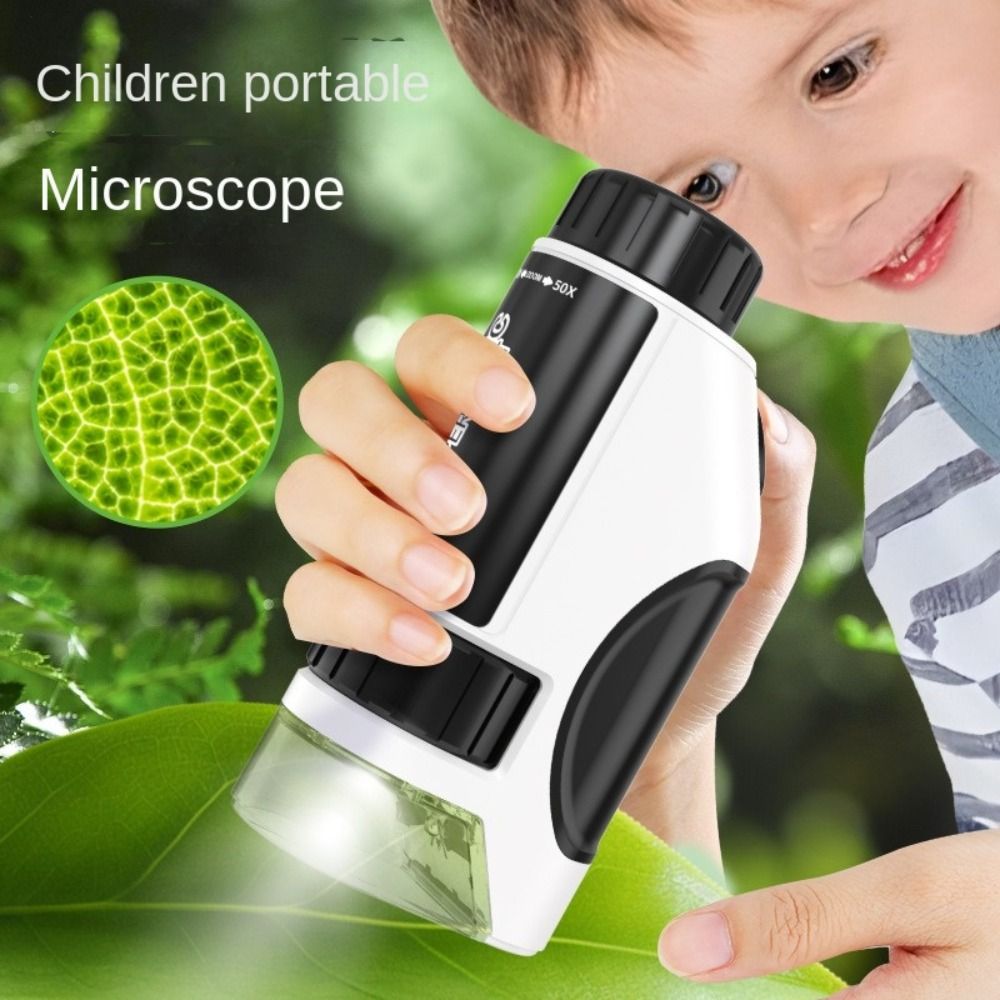 Handheld Kids Microscope LED L - Education Kids Definition recension och pris