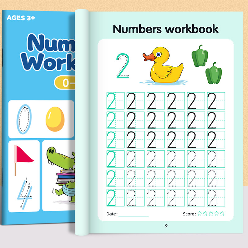 32 Pages Numbers Tracing Workb - Learning Workbook Preschool recension och pris