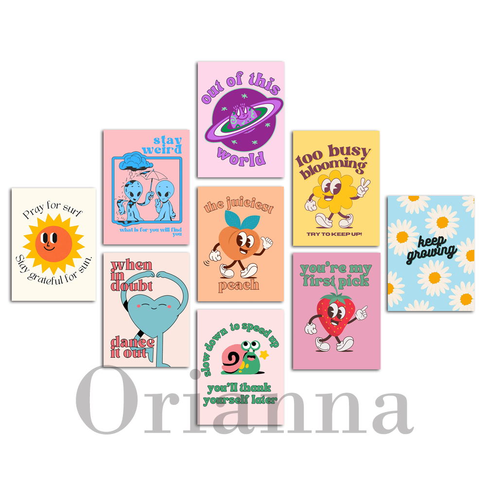 Heart Alien Cherry Strawberry  - Kids Education Quote recension och pris
