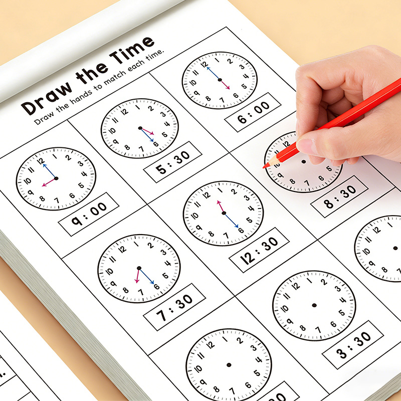 Clock Practice Workbook, Suita - Learning Workbook Preschool recension och pris