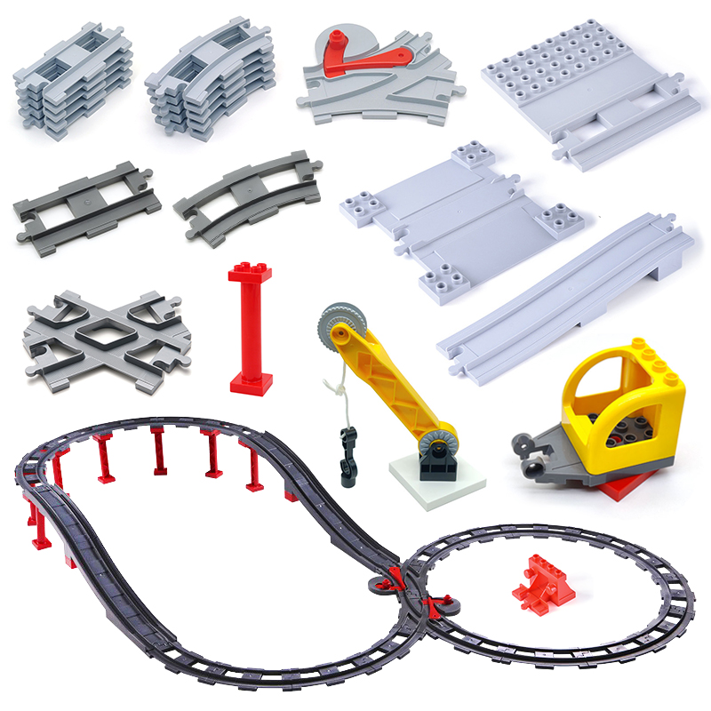 Train Track Set Big Building B - Lego Set City recension och pris