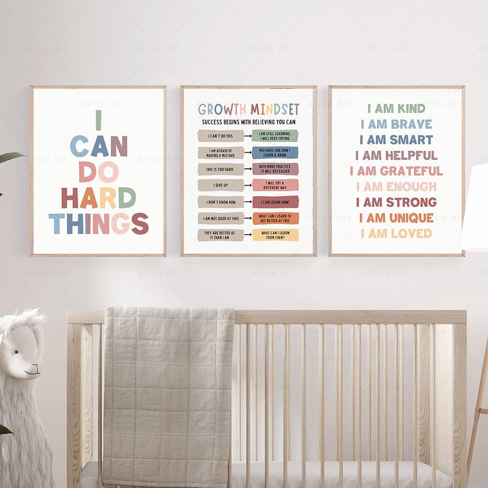 Affirmations for Kids Room Pos - Kids Education Quote recension och pris
