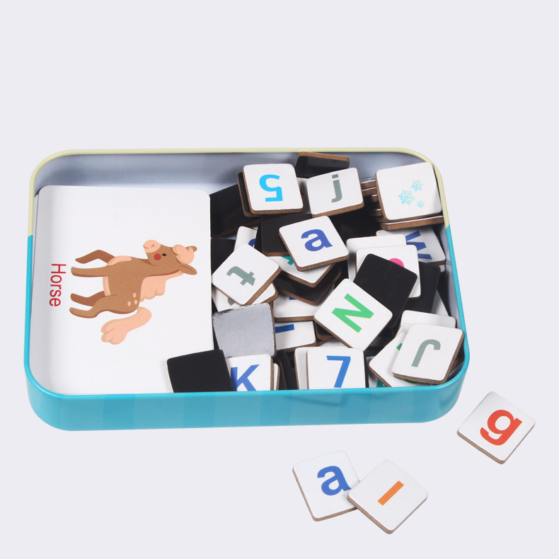 Wooden Puzzle Flash Cards Game - Flash Card Alphabet recension och pris
