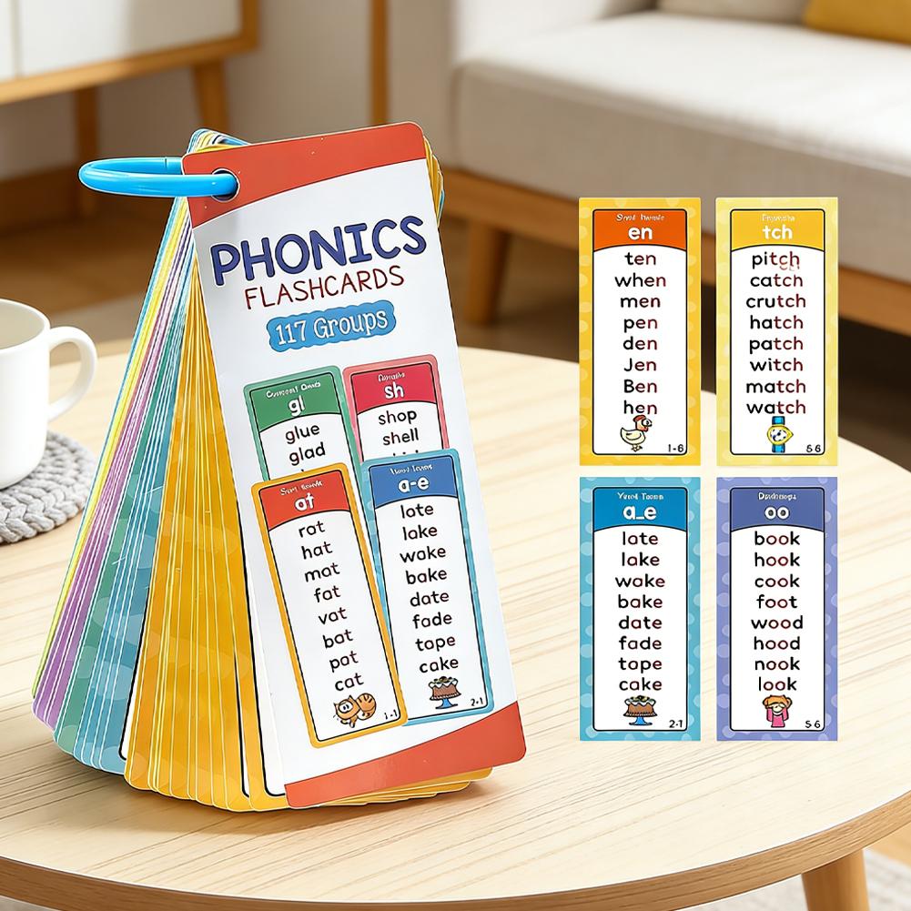 117 Groups Phonics Flashcards  - Flash Card Alphabet recension och pris