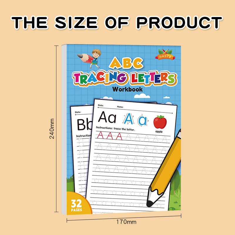 26 Alphabet Tracing Letter Wor - Learning Workbook Preschool recension och pris