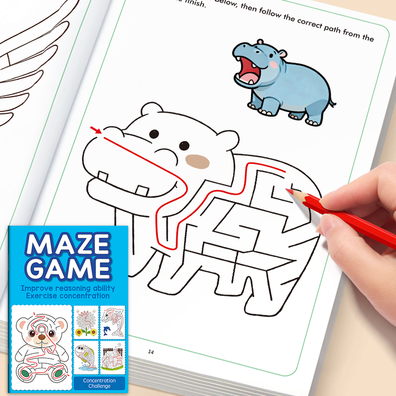 Maze Fun Drawing Book for Kids - Education Kids Definition recension och pris