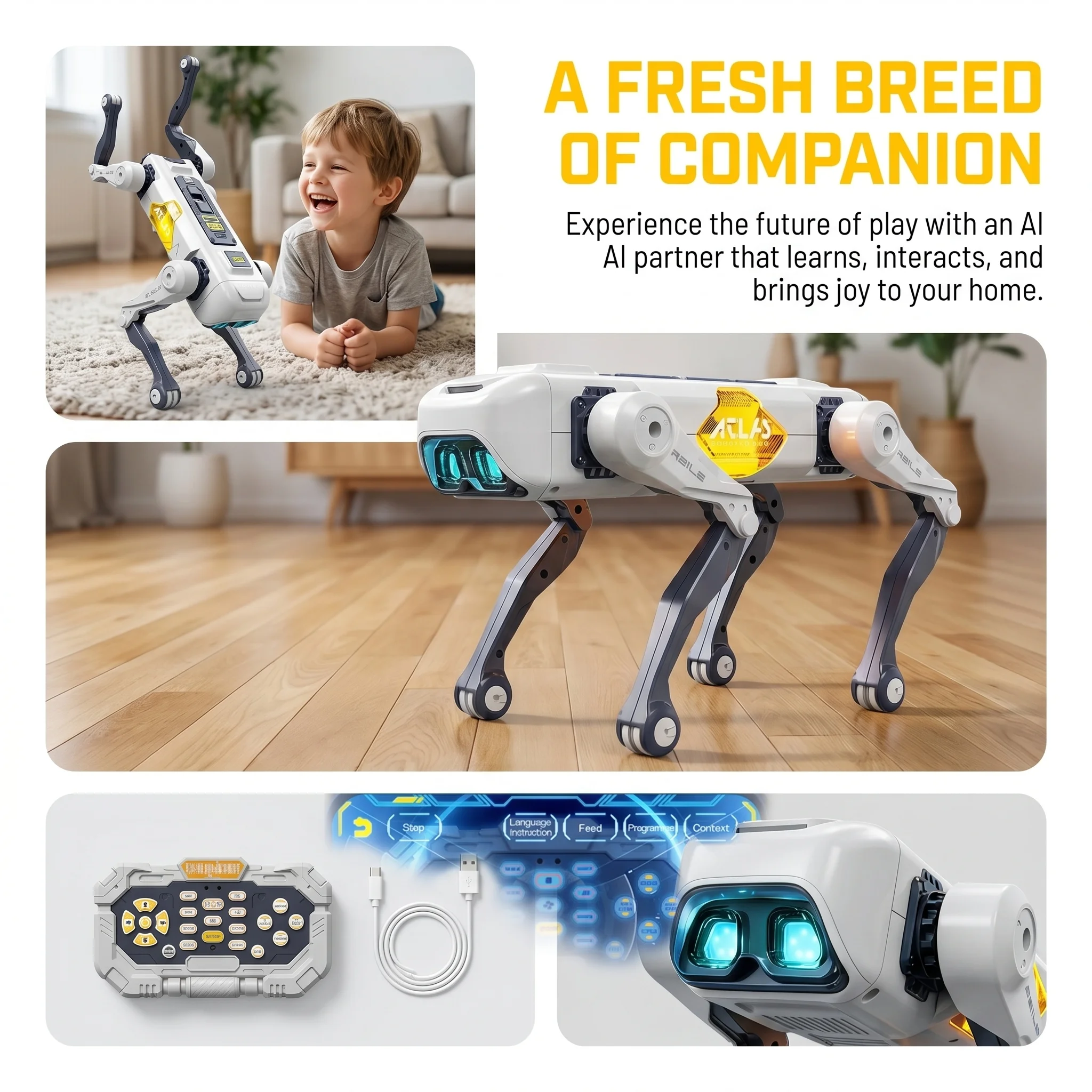 AI Smart Robot Dog, Voice & AP - Kids Education Toys recension och pris