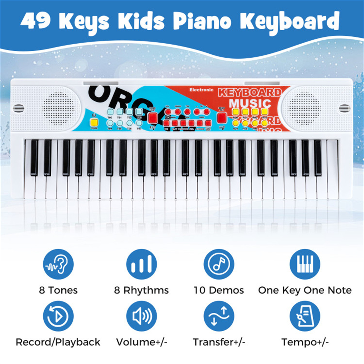 49 Keys Kids Electronic Keyboa - Kids Education Age recension och pris