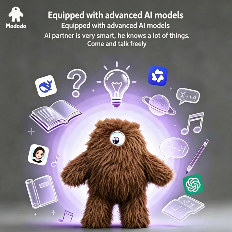 Long Fur Bigfoot Monster AI Pl - Kids Education Company recension och pris