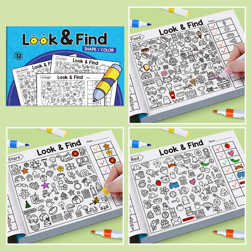 Children's Search Activity Boo - Kids Education Books recension och pris