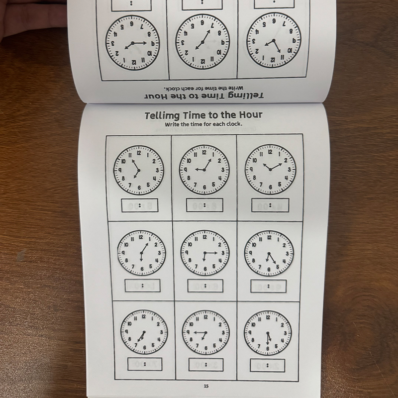 Telling Time Workbook for Kids - Kids Education Books recension och pris